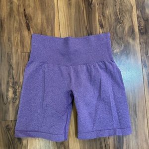Purple NVGTN shorts